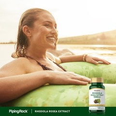 Rhodiola Rosea Extract | 1000mg | 120 Capsules | Non-GMO | by Piping Rock
