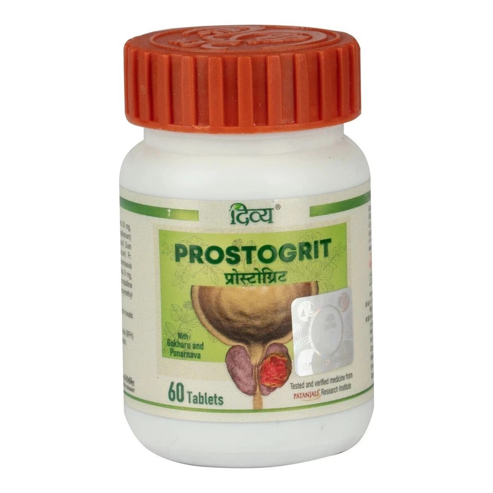 PROSTOGRIT Tablets (60 tab) Herbal Ayurvedic Prostate Wellness l989