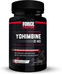 Force Factor Yohimbine Supplement for Men, Yohimbe Bark Extract with Superior Ab