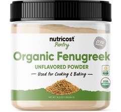 Organic Fenugreek Powder 1LB – Natural Herbal Supplement for Digestive Health