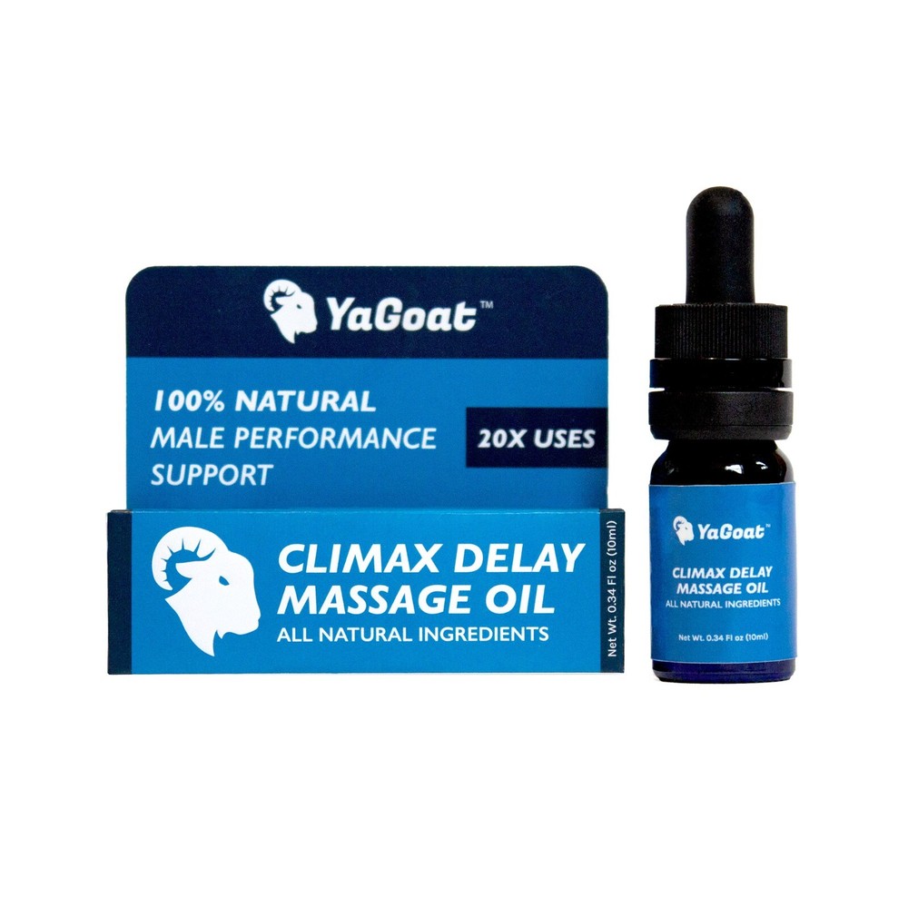 YaGoat Men Herbal Massage Oil – Stay Longer in Bed – All Natural – 20 Uses