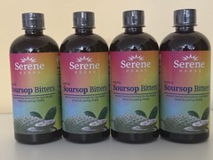 4 Pack Serene Herbs Exotic Soursop Bitters Liquid Gut Health Detox Vitality