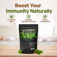 Lemon Balm Extract Powder 10:1 Strength Potent – Melissa Herbal Supplement 8 oz