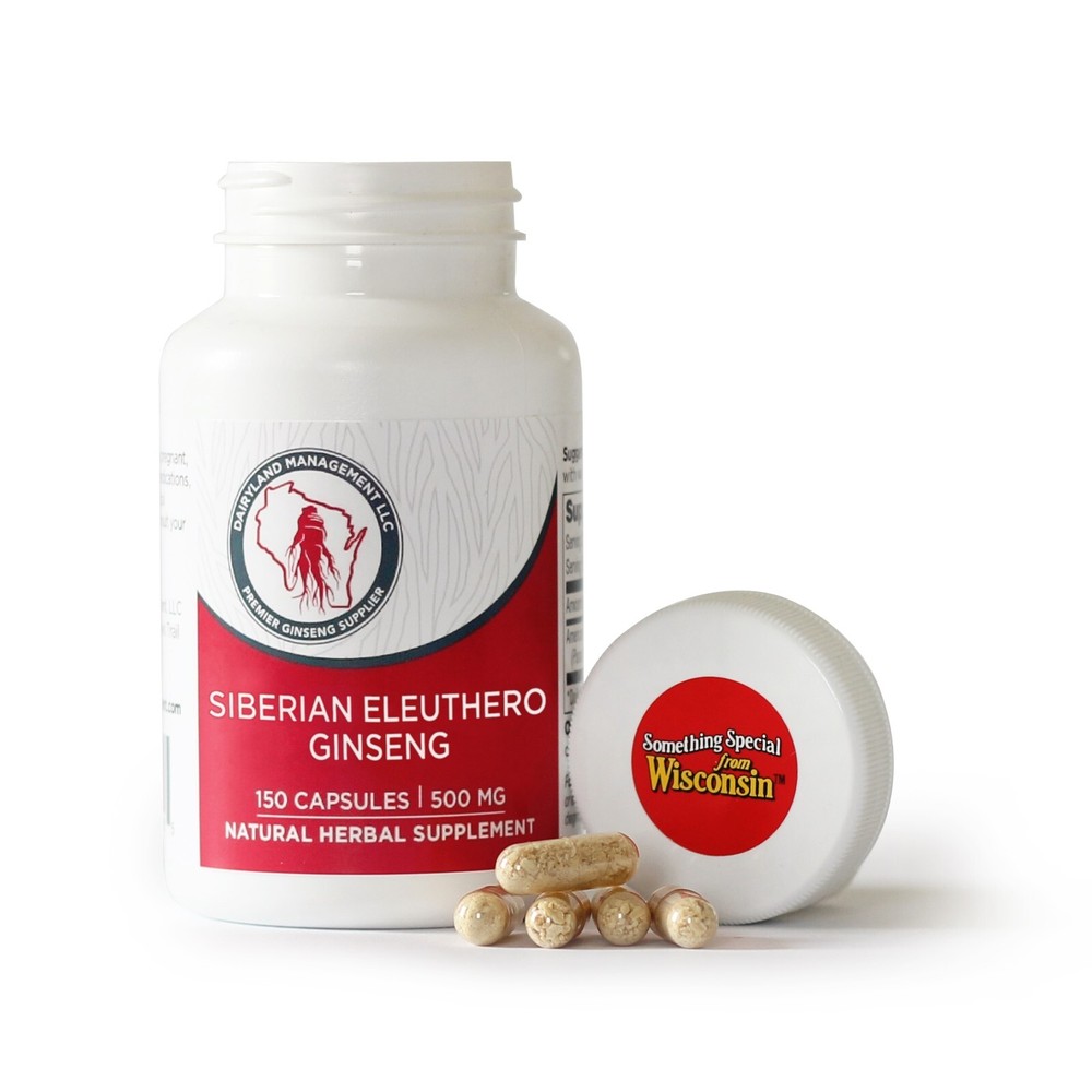 Dairyland Management LLC Siberian Eleuthero Root Capsules – 150 ct – Authentic