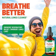 Alcohol-Free Herbal Mullein Extract Drops for Lung Comfort – & Non-Toxic