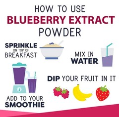 Organic Blueberry Powder all size- Pure, Gluten Free, Non-GMO