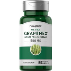 Graminex Flower Pollen Extract 500mg | 60 Capsules | Non-GMO | By Piping Rock