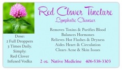Red Clover Tincture Cleans Lymph, Balances Hormones, Purifies Blood & Heals