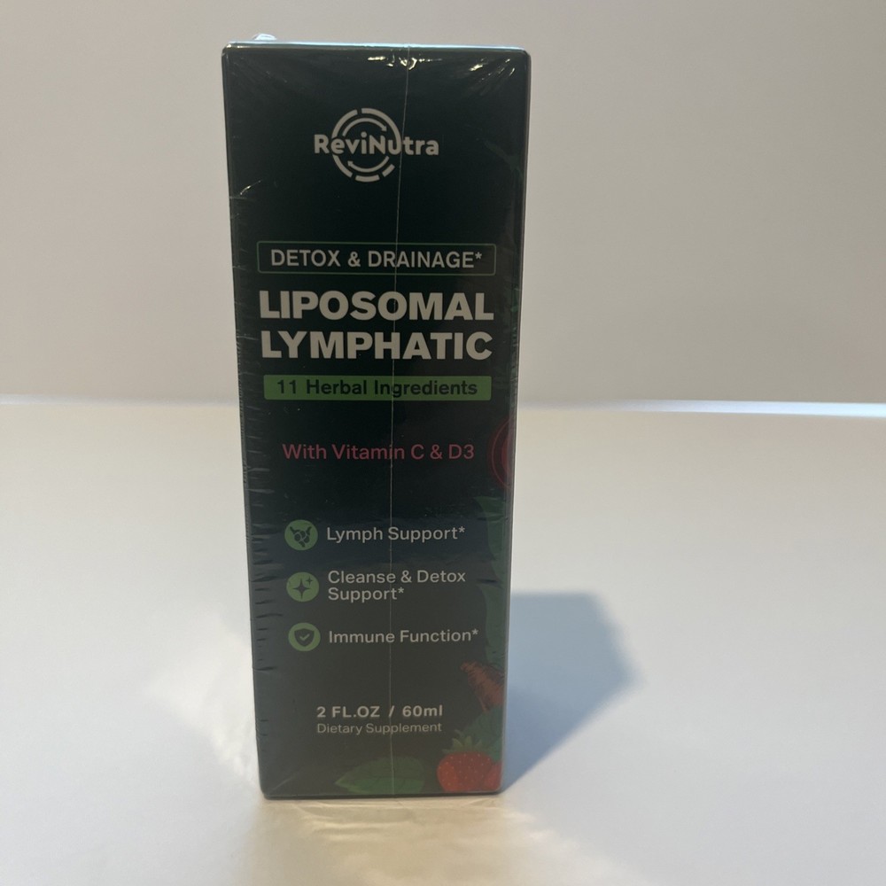 Liposomal Lymphatic Detox Drainage ReviNutra brand Immune Function EXP 11/2027