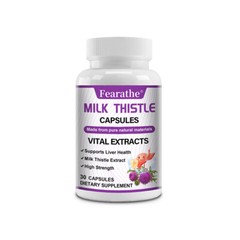 MILK THISTLE CAPSULES-Supports Liver Health Milk Thistle Extract,Detox