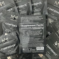 CONFIDENCE-Acting Male Performance Natural Supplement, Made In USA 8 Pills
