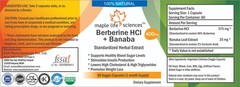 Berberine HCL 98% pure Extract + Banaba Leaf Extract For Control Blood Sugar