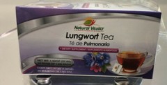 New Lungwort Filtered PulmonariaTea Filtrado Te 25 bags Remedio Pulmonar