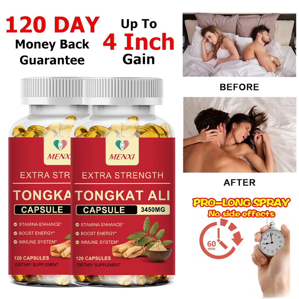 Natural Male Size Enhancement Pills Stamina Boost, Sex Timing Increase Pack of 2