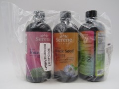 Serene Herbs Soursop Bitters Liquid &Amp Black Seed Bundle 16oz 3pck EXP 04/28