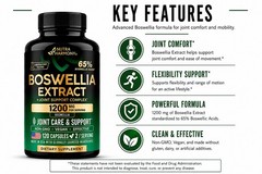 Nutra Harmony Boswellia Extract Joint Care & Support Complex 120 Capsules