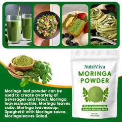 Moringa Powder (1 lb) oleifera Leaf 100% Pure Natural Superfood Gluten Free