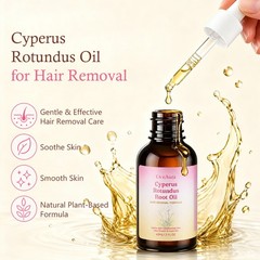 1-10X Cyperus Rotundus Oil for Hair Removal Reducing Body Hair Growth Body Care