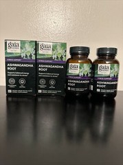 Gaia Herbs Ashwagandha Root – Stress support, 120 vegan liquid Phyto-capsules