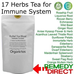 BOOST IMMUNE SYSTEM SUPPORT TEA – 17 selected natural herbs recipe w. Benefits