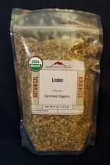 Mountain Rose Herbals Certified USDA Organic Linden (Tilia spp.) 4oz (114g) NIP