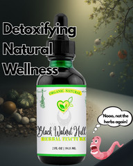 Black Walnut Hull Tincture Organic Liquid Herbal Drops 2 OZ Anti-Parasitic Pure