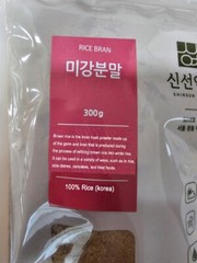 100% Natural Rice Bran Powder 300g Organic Powder Brightening Skin Care 볶은미강가루