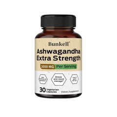 Ashwagandha Extra Strength 3000 Mg Capsules For Anxiety And Stress Relief