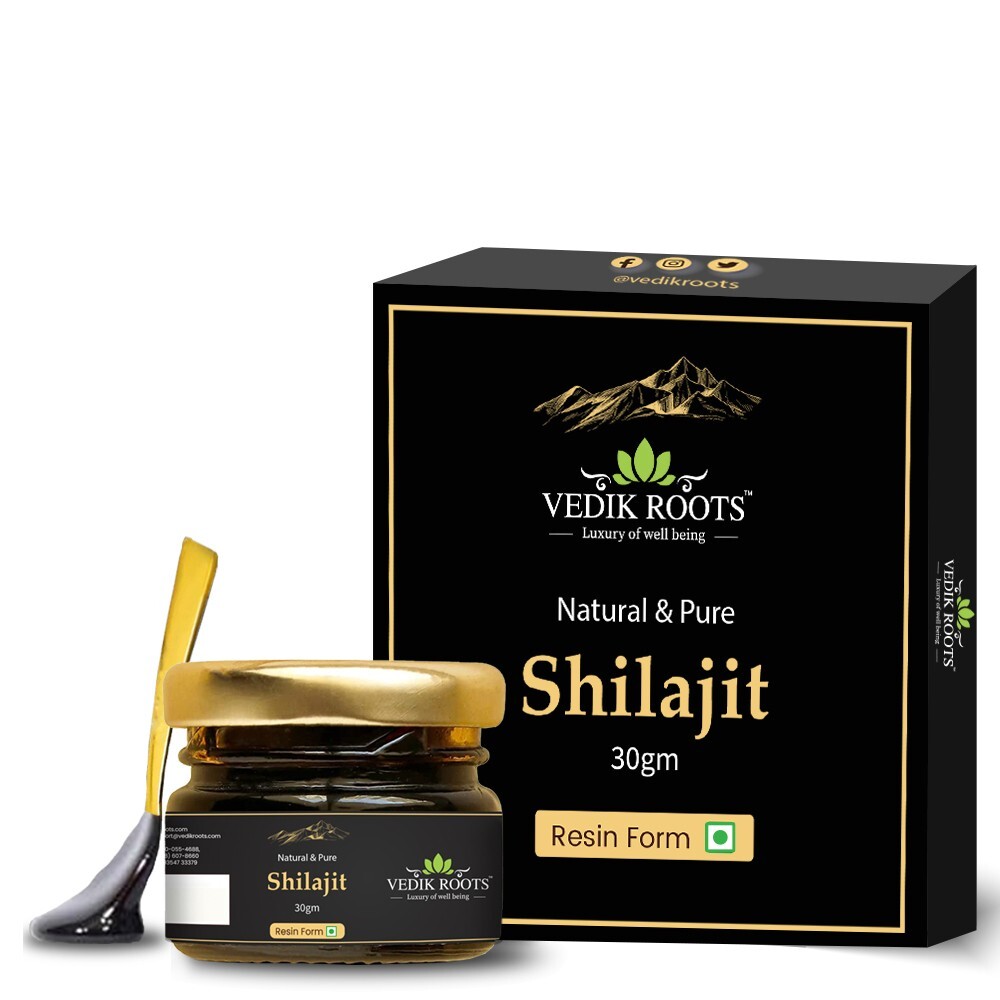 Pure 100% Himalayan Shilajit Resin 30g (1.05oz), Organic, Potent, Fulvic Acid