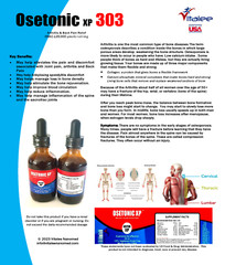 Osetonic XP -Arthritis & Back Pain Super Drops (1 bottle 60 ml)
