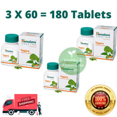 🌿 Himalaya Tagara – 60 Tablets Each | Pack of 3 | Expiry 01-2027