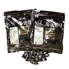 Korean Panx Black Ginseng Candy (300g X 2 Bags (600g)) – Smooth, Breath Refre…