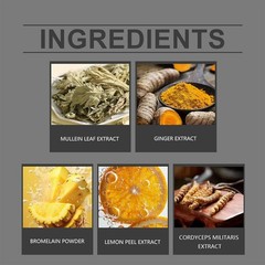 Wild Mullein Leaf Extract Organic Lung Cleanse Drops for Lung Organic Herbal MOD