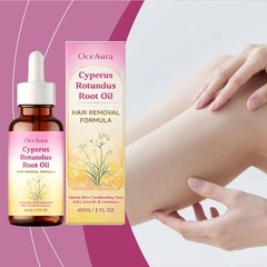 2x Cyperus Rotundus Oil Natural Hair Removal Reduces Body Hair Growth Body Care