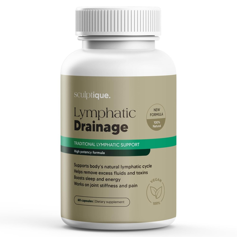 Lymphatic Drainage Supplement – Lymphatic Drainage Capsules with Dandelion, B…