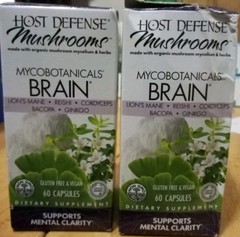 Host Defense Mushroom Brain supports mental focus Exp 5/2027+ 60 X 2pk 120