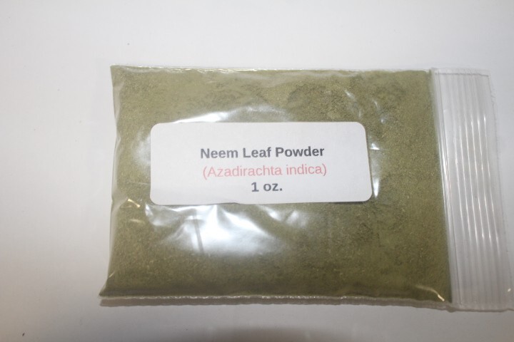 1 oz. Neem Leaf Powder (Azadirachta indica)