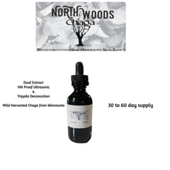 Chaga Tincture Dual Extract – Adaptogenic – Anti Inflammatory – Immune Support