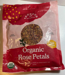 2 Pack – 100% Sun Dried Organic Rose Petals 4 oz – “BB 12/24 – Too Good Botanics