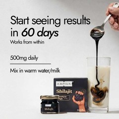 Original Himalayan Shilajit/Shilajeet Resin 20g | 250mg/Serving | For Energy,