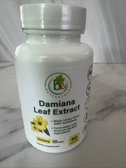 Damiana Leaf Extract Capsules POWERFUL Aphrodisiac Supplement for Men