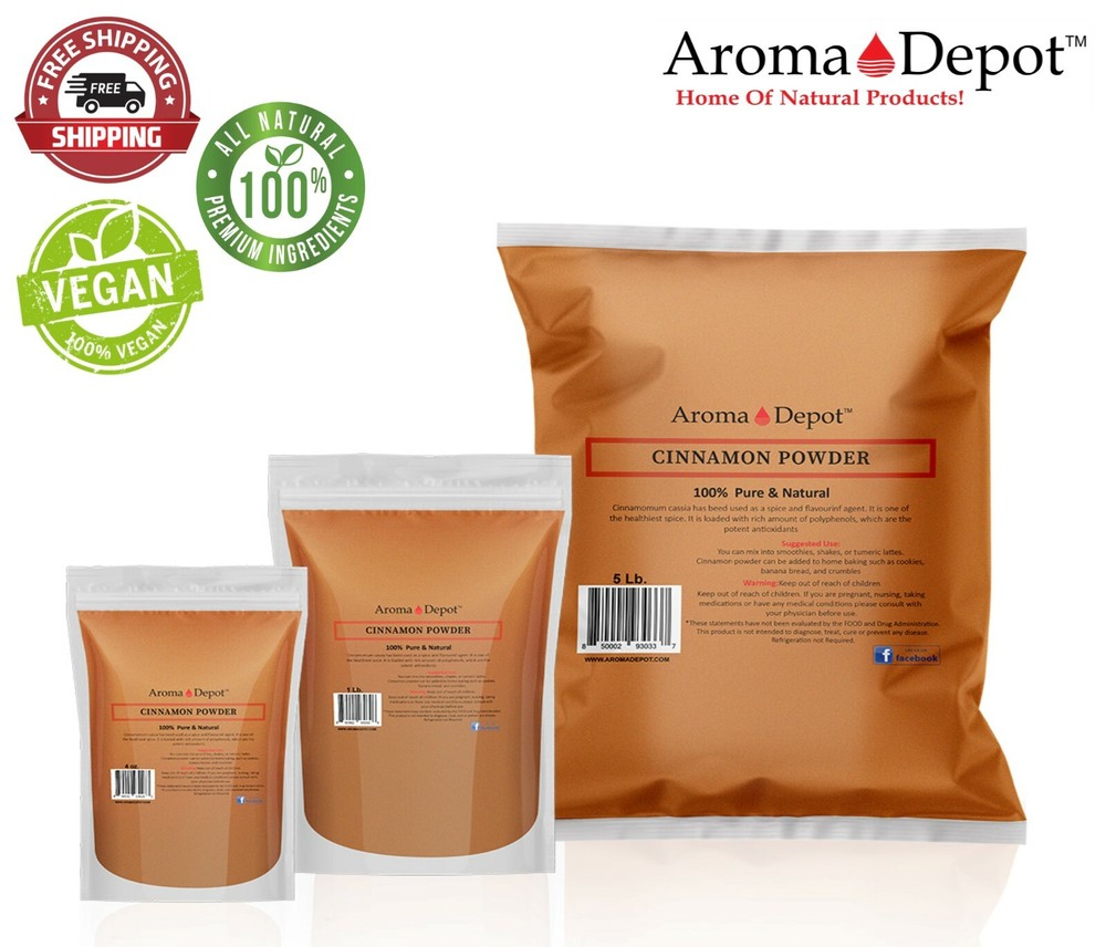 Cinnamon Powder Ground Cassia 100% Pure Cinnamomum Canela Lot Indonesia Bulk
