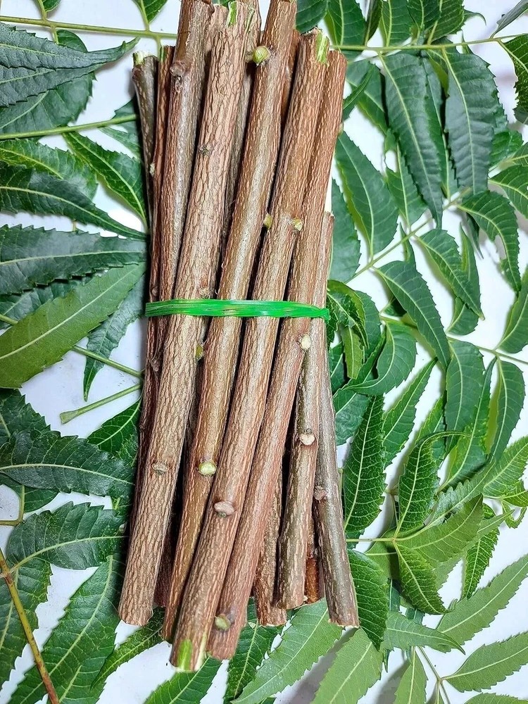 Organic Chewing Stick Datun 100% Natural Neem Teeth Cleaner Toothbrush 15 PCs.