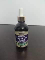 Valerian Root Liquid Extract | 4 fl oz Drops by Piping Rock EXP 10/2026