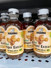 4 Pack Benjamins Natural Ginger Extract 2 fl oz Bottles – Made in Jamaica