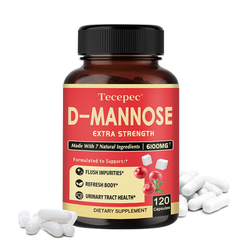 D-Mannose 300mg, 30 To 120Caps w/Cranberry & Dandelion Extract – UTI Support
