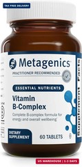 Metagenics Vitamin B-Complex Active B6 & B12 with Folate, 60 Tablets | Active B6
