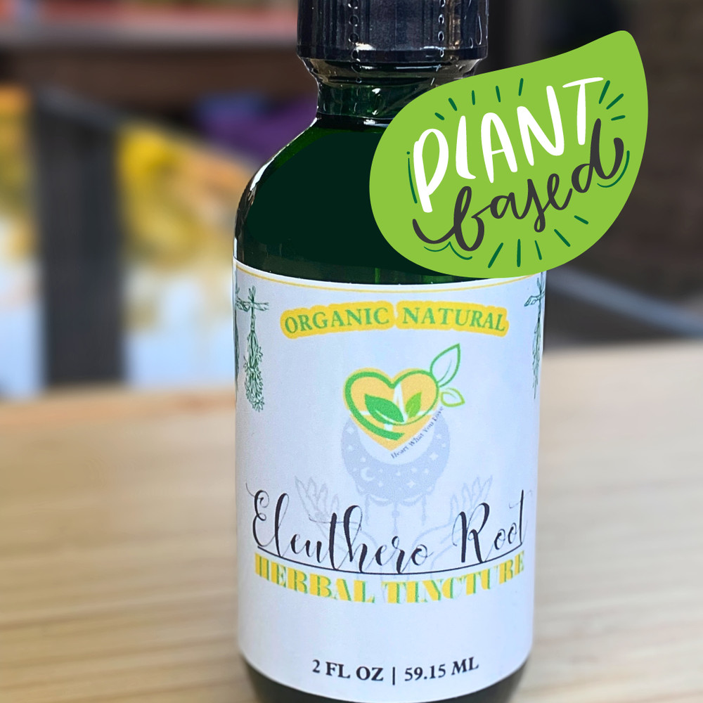 Eleuthero Tincture – Organic Herbal Extract Liquid Drops Energy & Stress 2 FL OZ