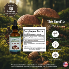 Mother Nature Porcini Mushrooms Dietary Supplements – 60 ML