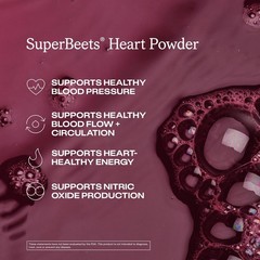 Delicious Black Cherry SuperBeets Beetroot Powder – Heart Health Support, 5.3 oz